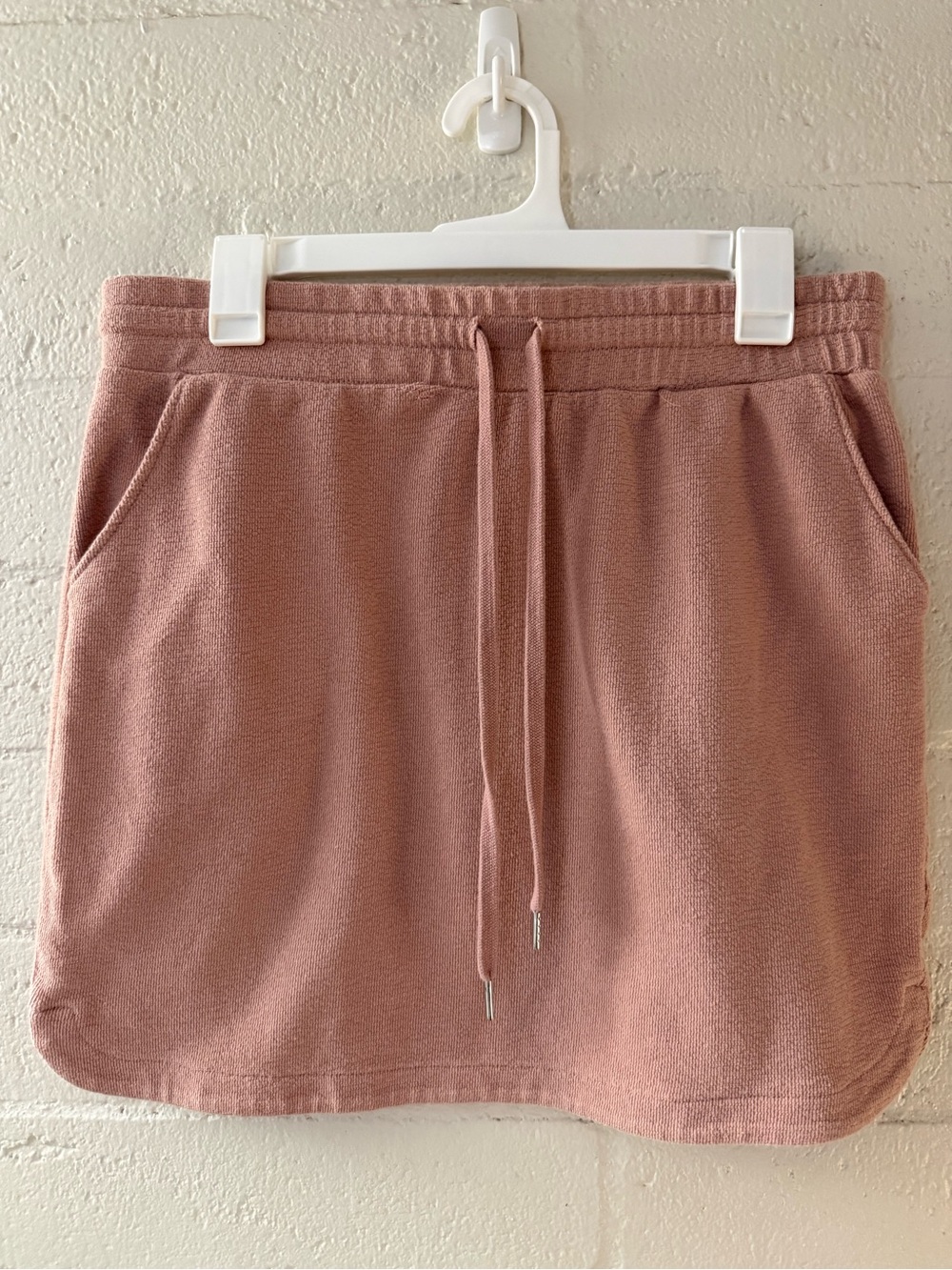 Maurices Pink Terry Mini Skirt